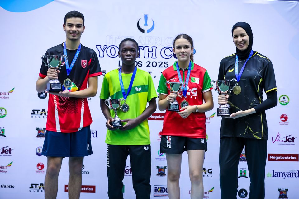 Wassim Essid, Mariam Younes, Tania Morice, and Joseph Sebatindira make history at ITTF Africa Youth Cup 2025
