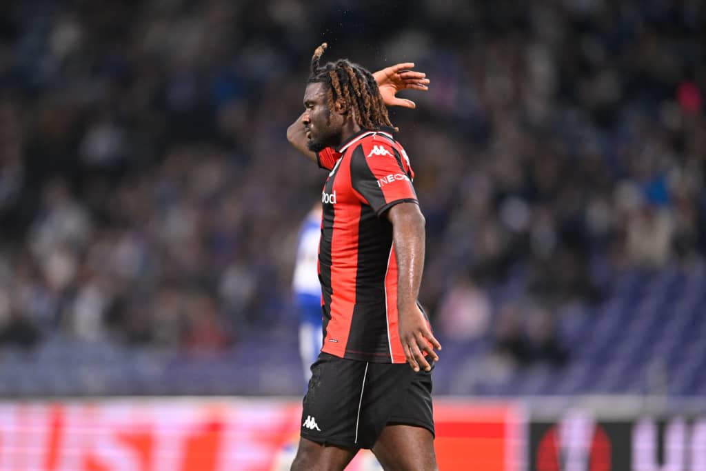 Terem Moffi attacked by OGC Nice fans after Lorient loss